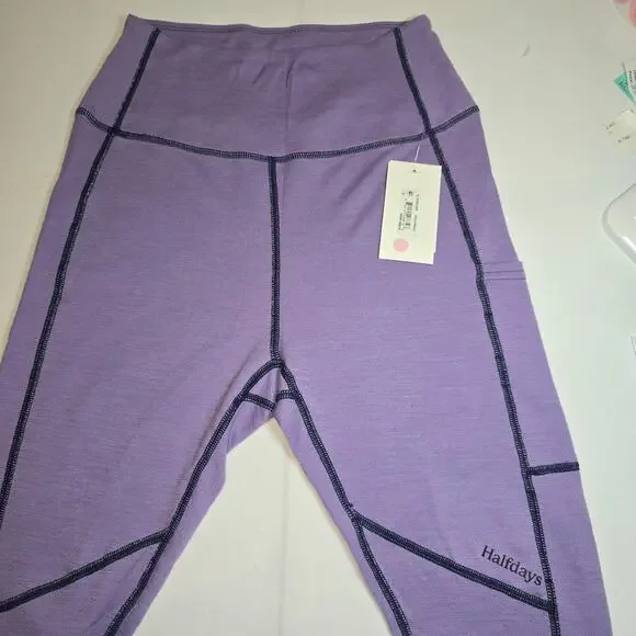 NWT Halfdays Hallie Merino Leggings Merino Bamboo - Picture 3 of 8
